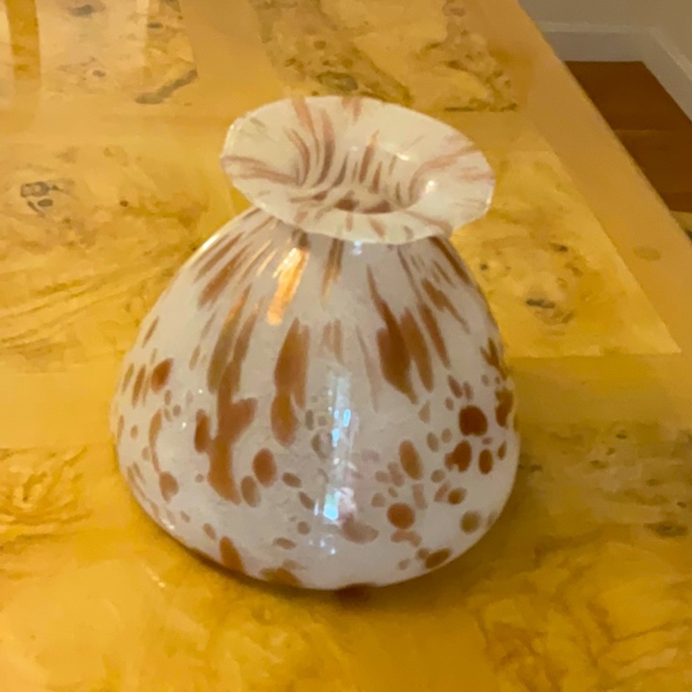 VASE-Hand Made Blown Glass from Italy.